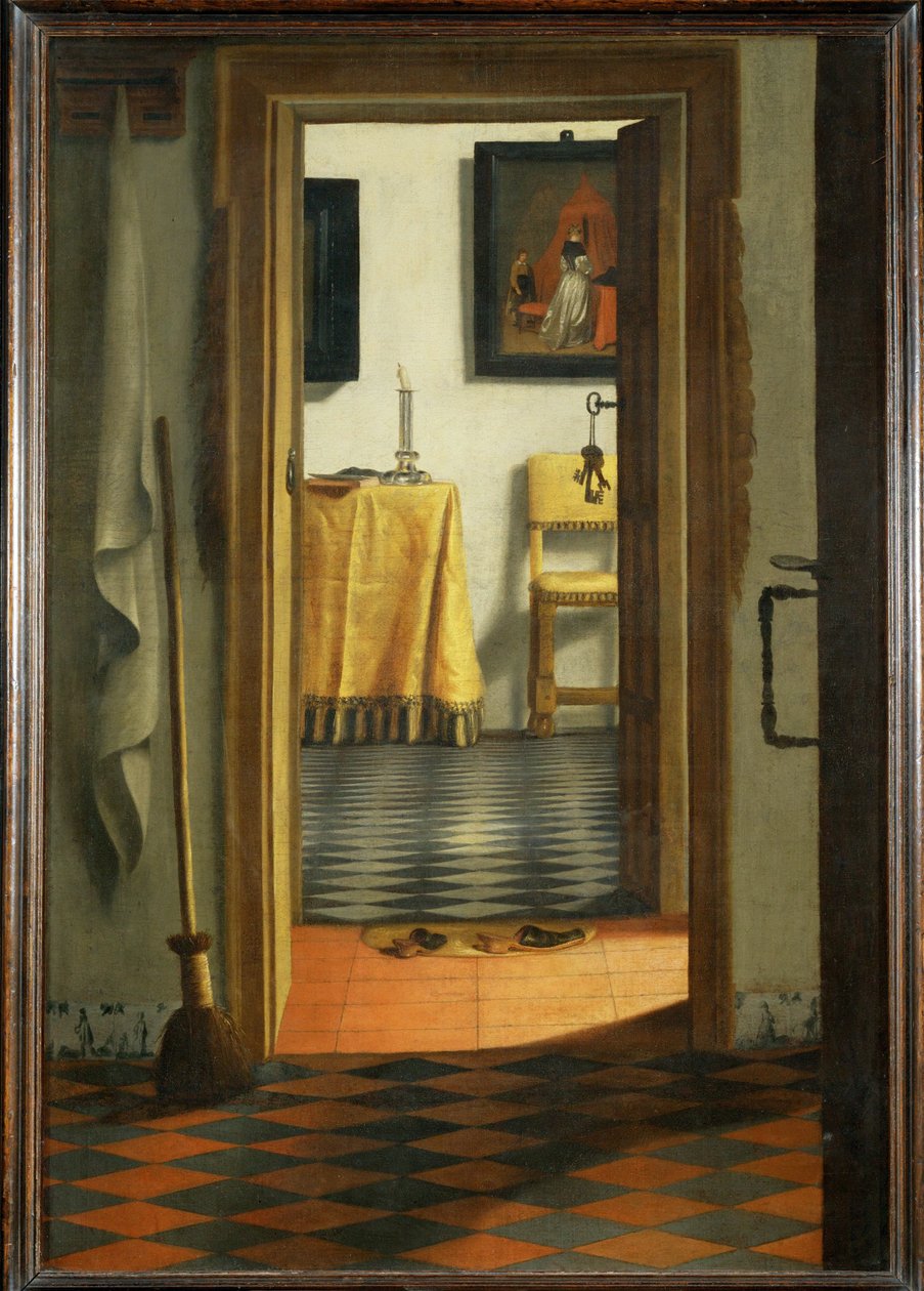 The Slippers by Samuel van Hoogstraten