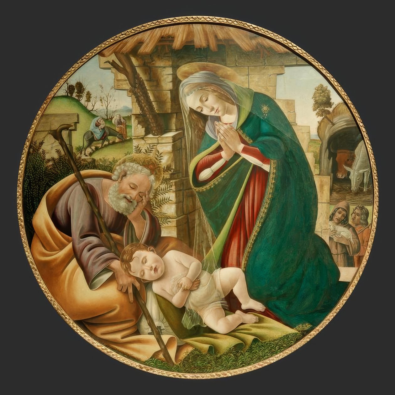 Adoration of the Child by Sandro Botticelli