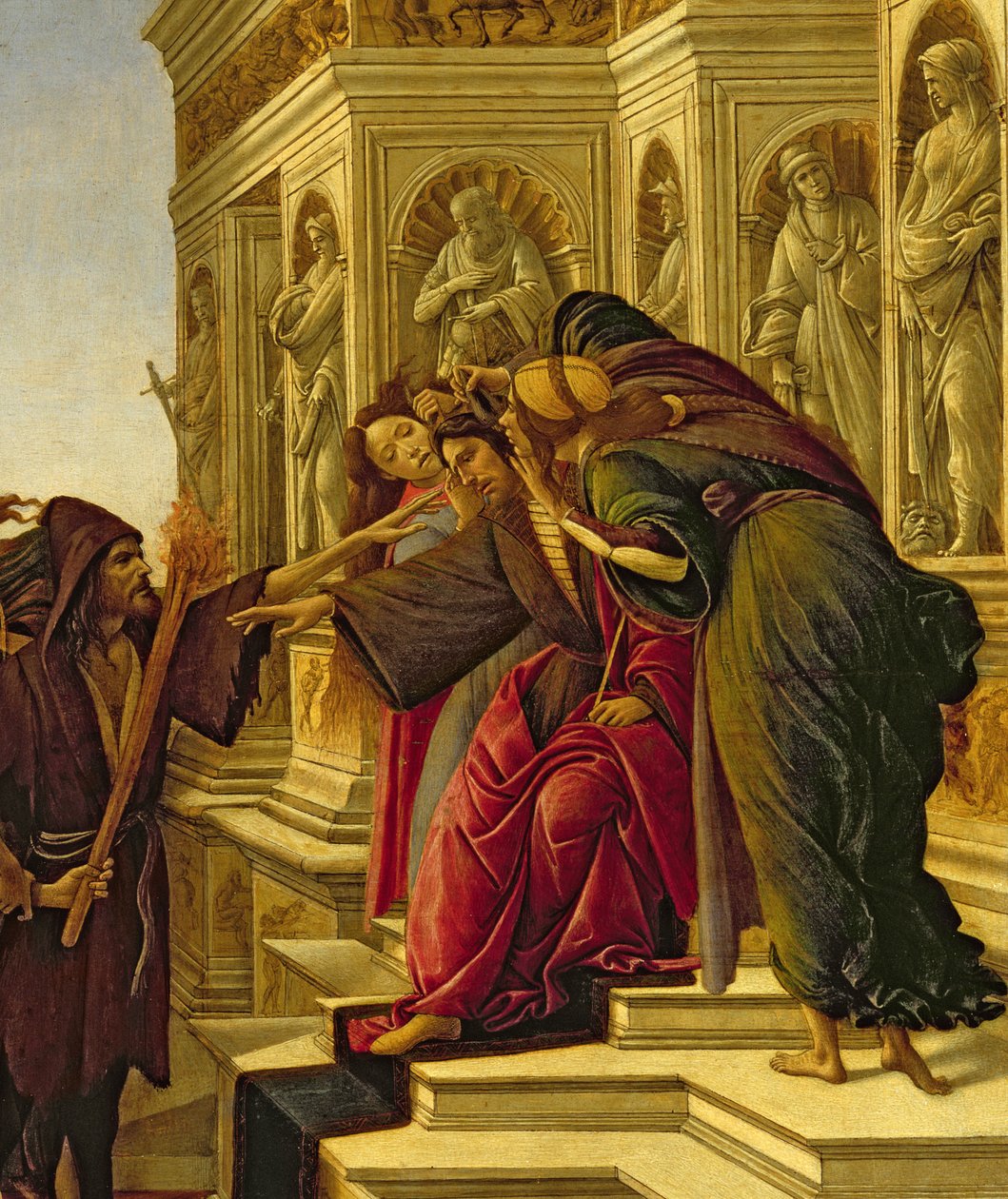 Calumny of Apelles (detail) by Sandro Botticelli