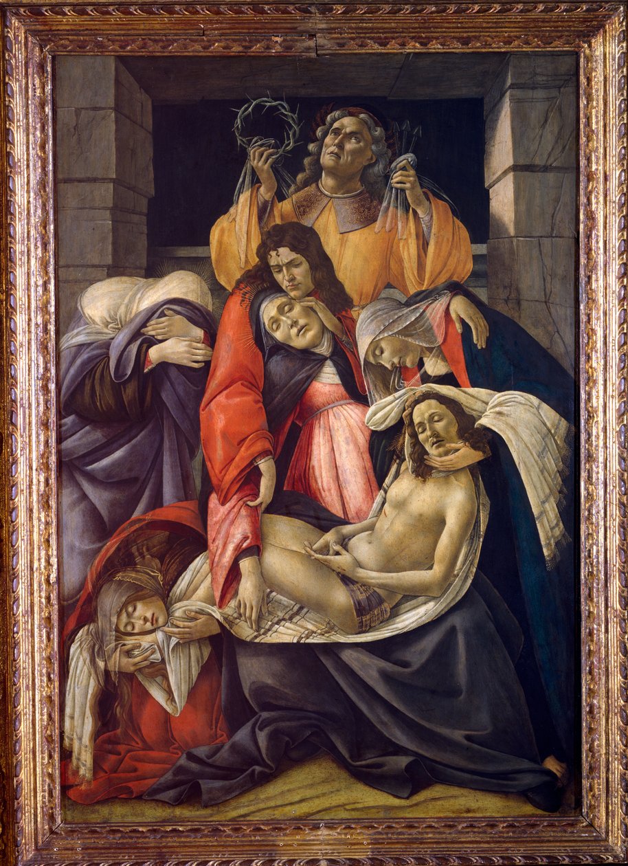 Lamentation over the Dead Christ by Sandro Botticelli