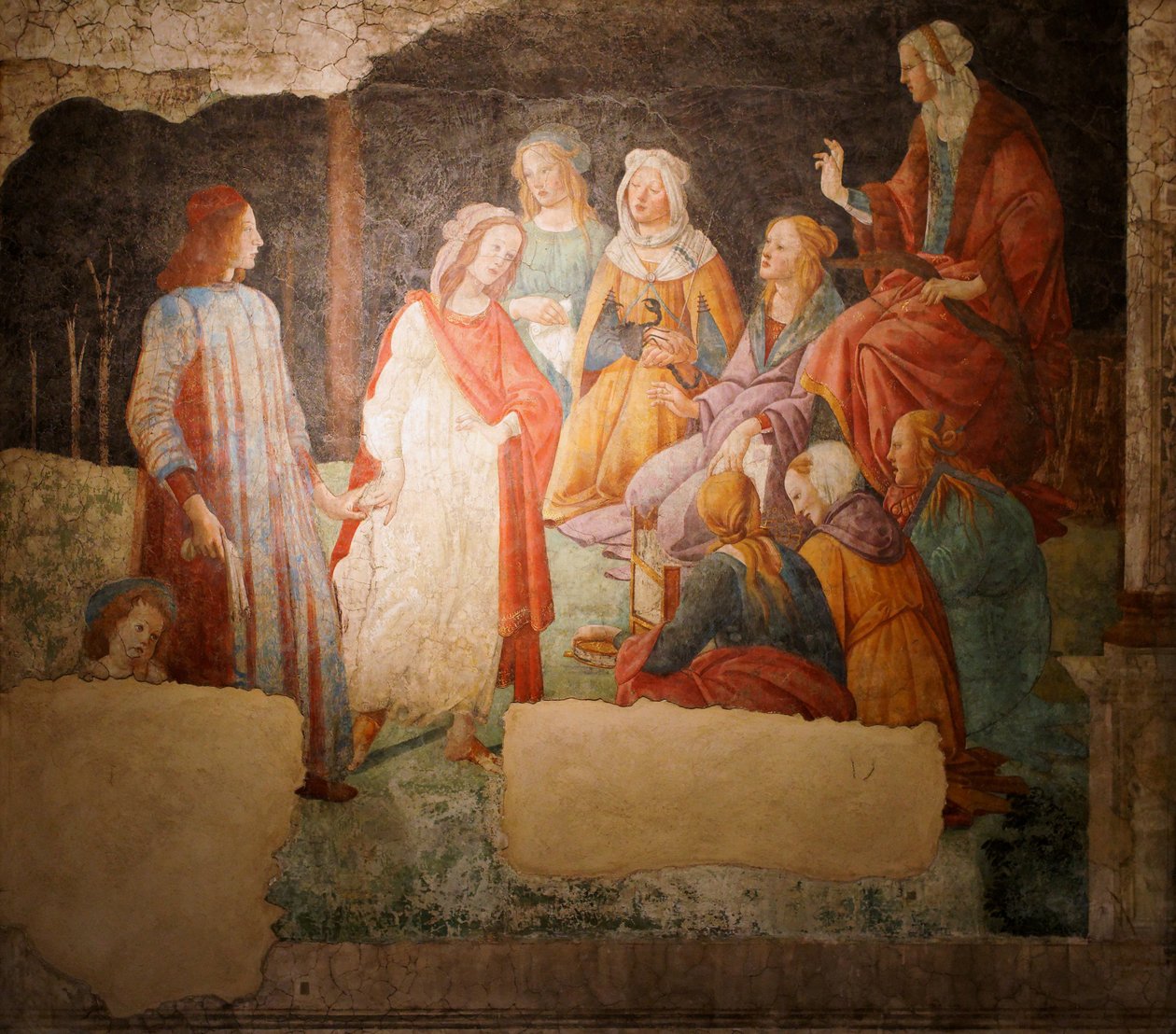 The Young Man and the Arts by Sandro Botticelli