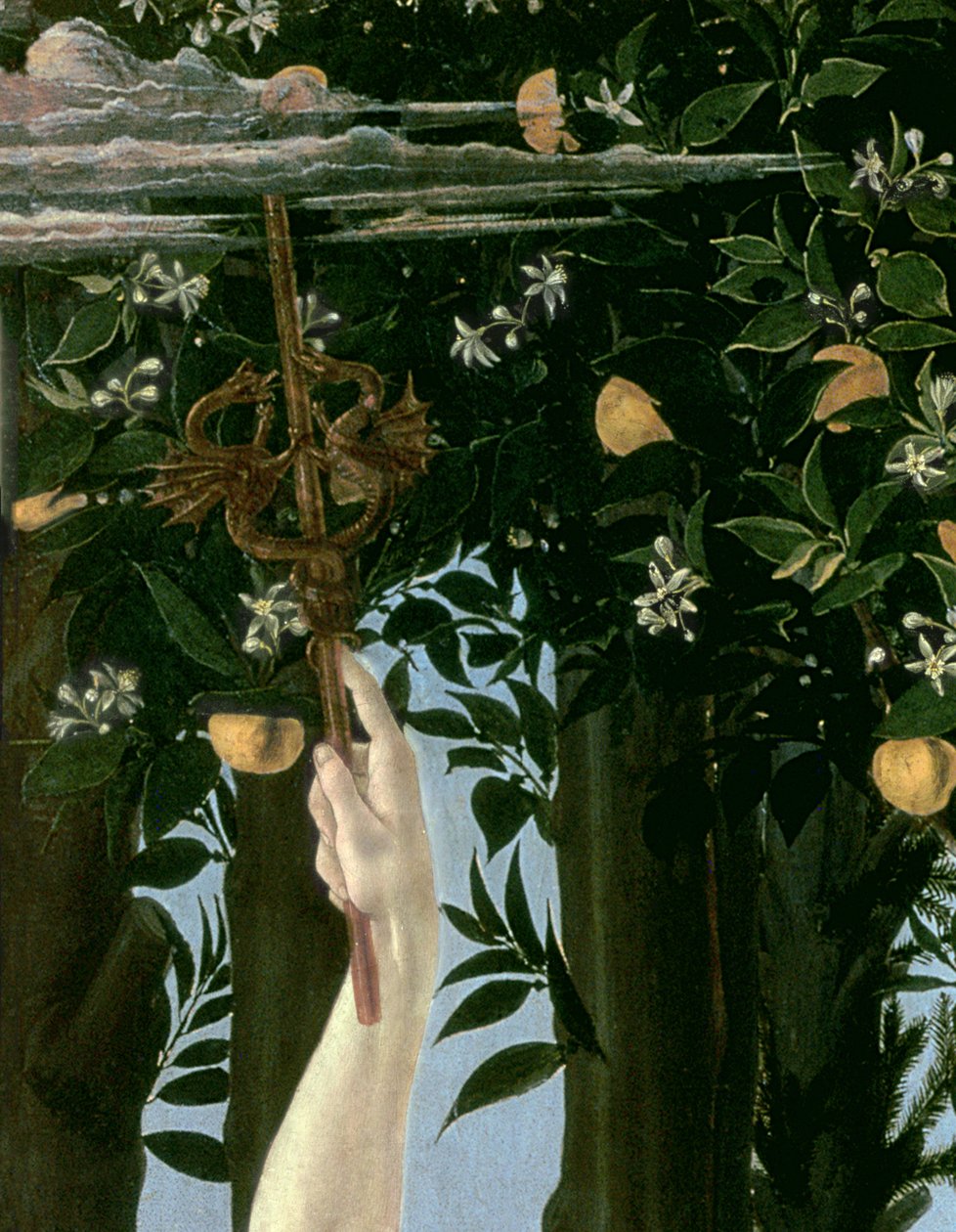 Primavera (detail) by Sandro Botticelli