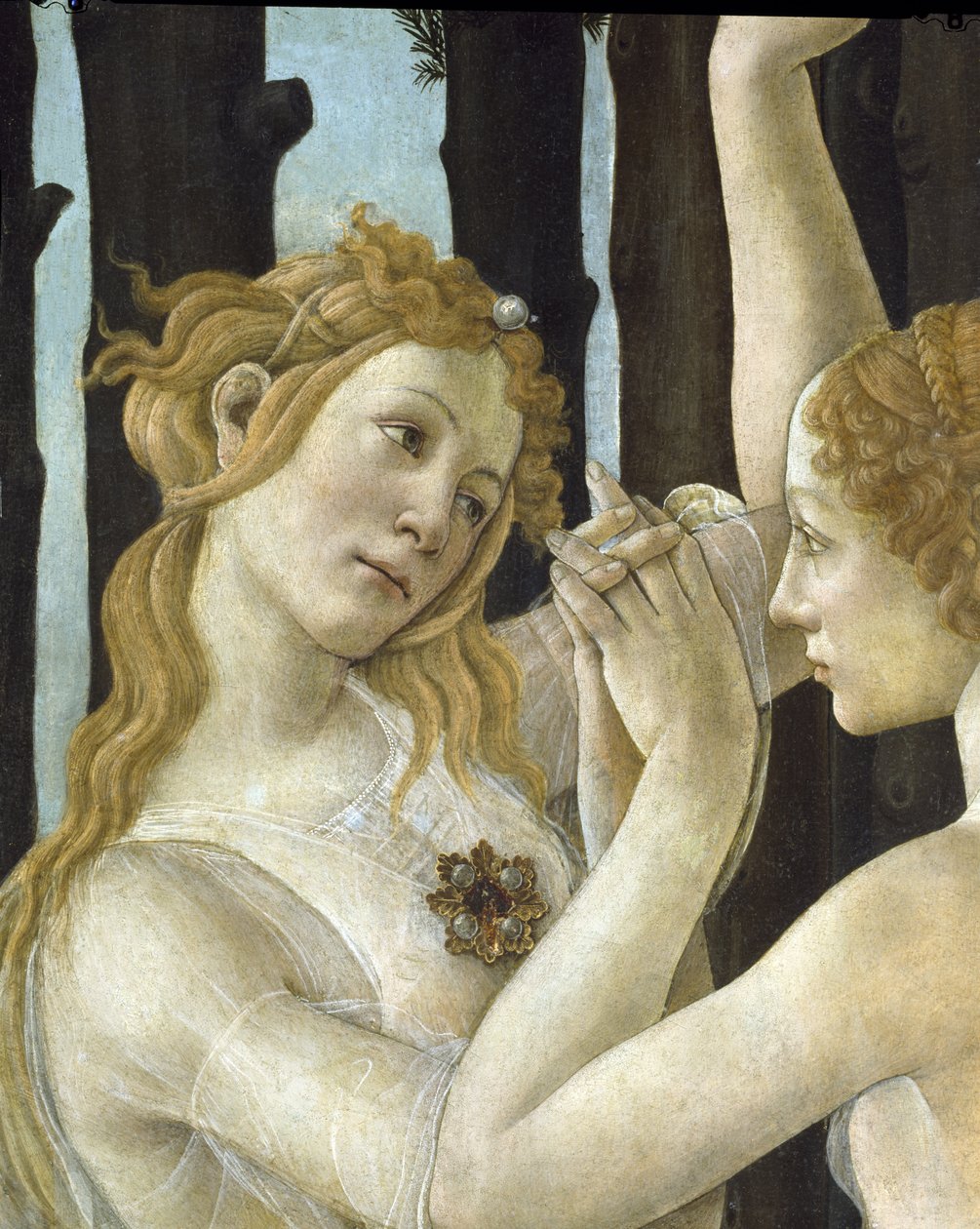 Primavera (detail) by Sandro Botticelli