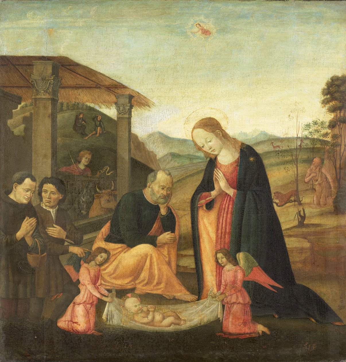 The Adoration of the Child by Sandro Botticelli