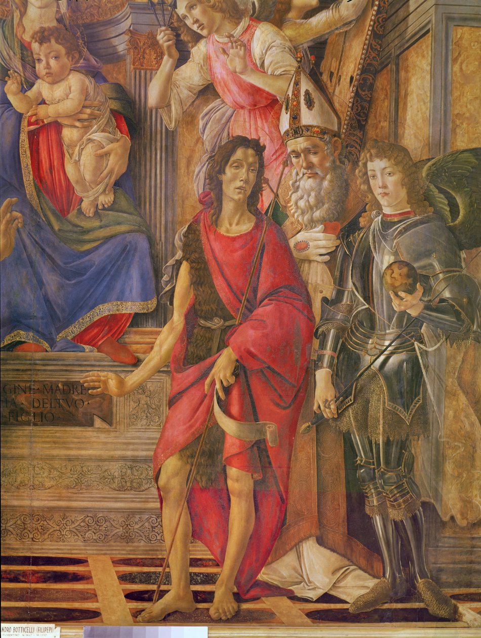 The Altarpiece of Saint Barnabas (detail) by Sandro Botticelli
