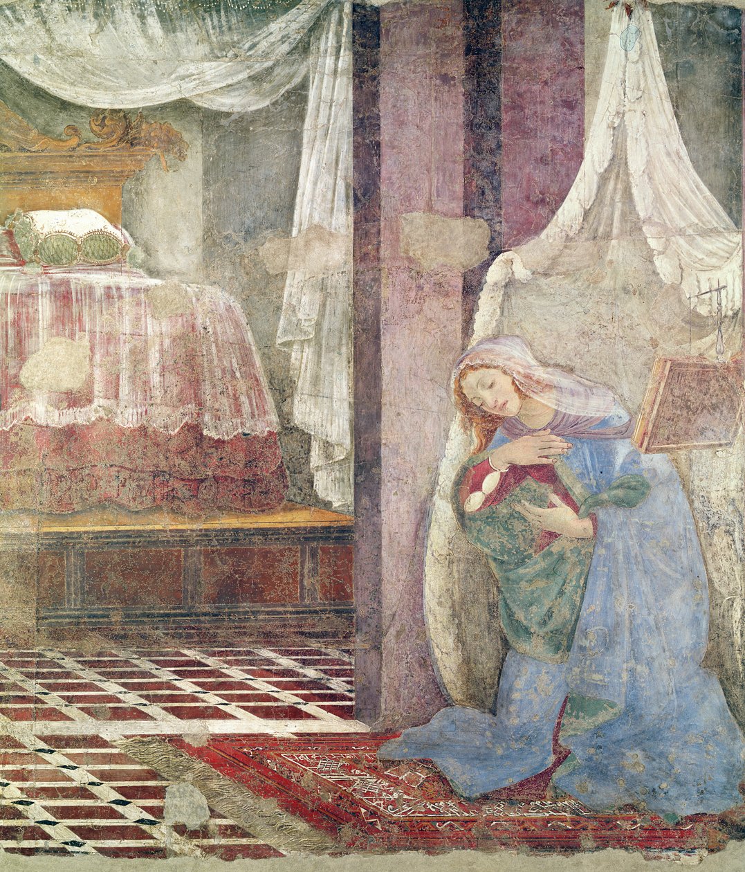 The Annunciation (detail) by Sandro Botticelli