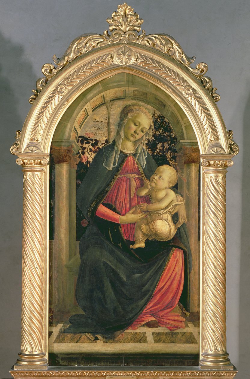 The Madonna of the Roses, c.1470 by Sandro Botticelli