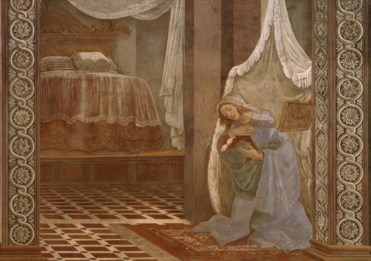 Annunciation of S. Martino by Sandro Botticelli