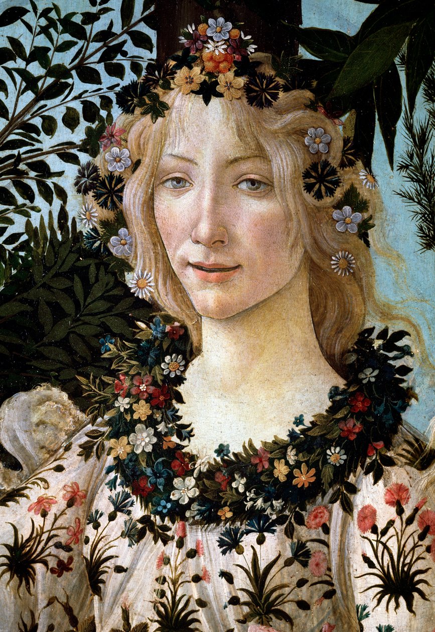 The Spring (detail) by Sandro Botticelli