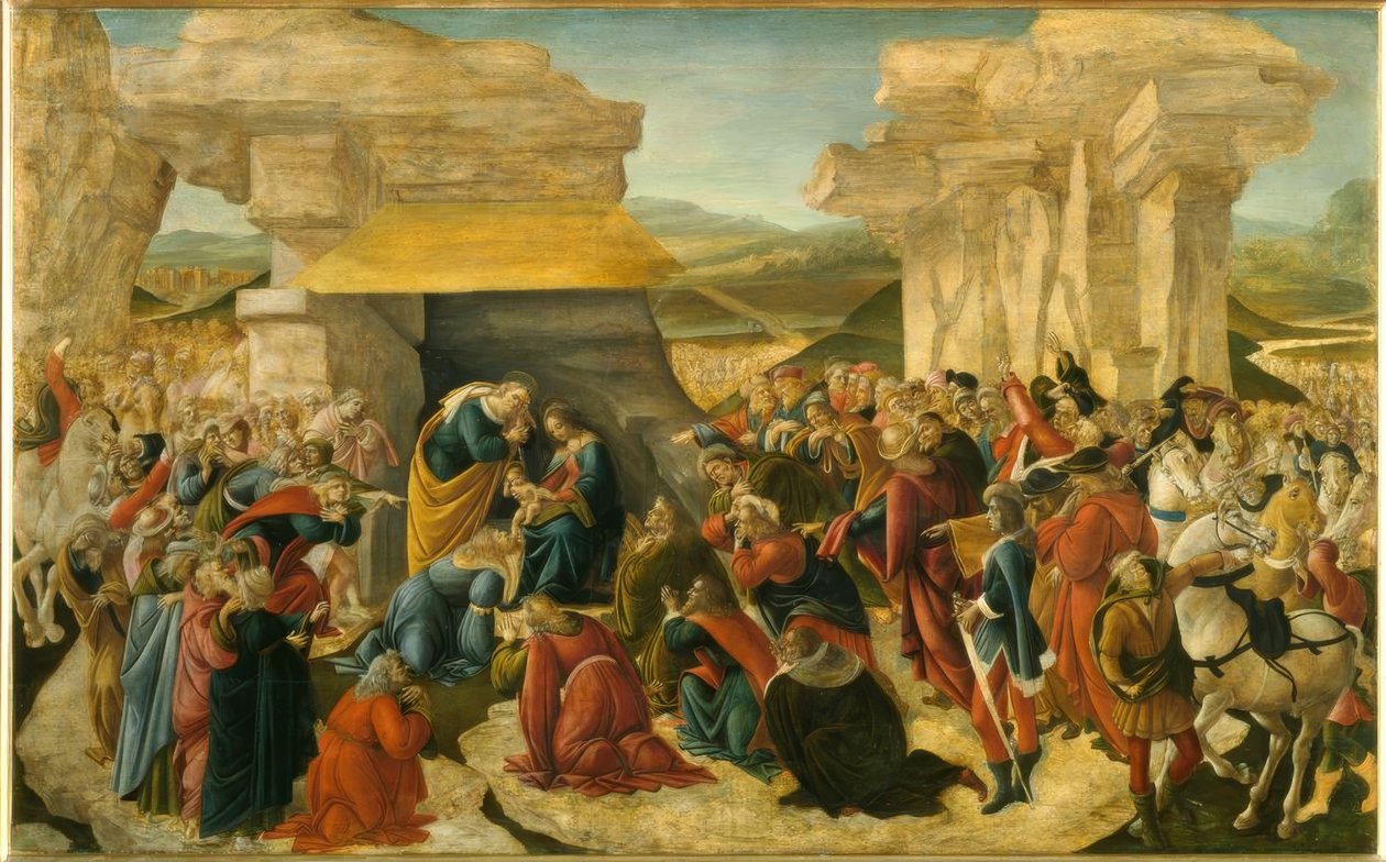 Adoration of the Magi by Sandro Botticelli