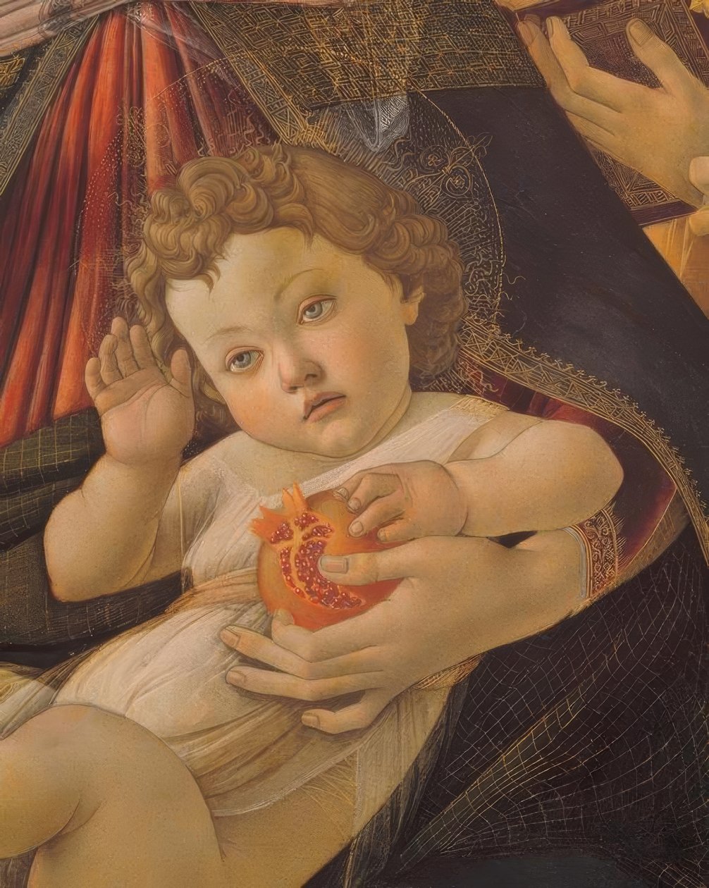 Mary with the Child and Six Angels by Sandro Botticelli
