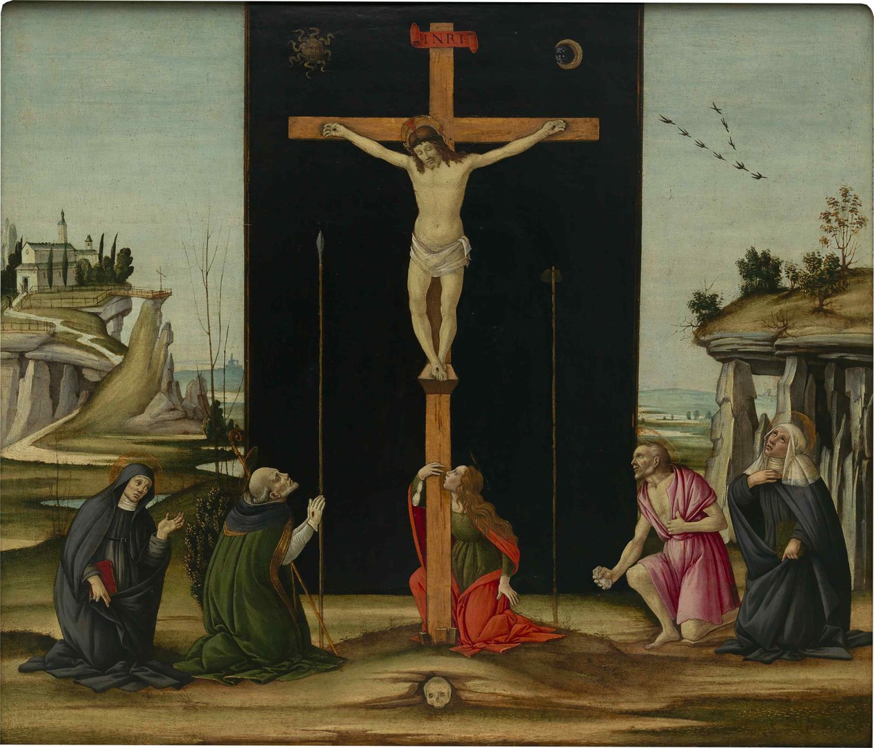 The Crucifixion with Saints by Sandro Botticelli