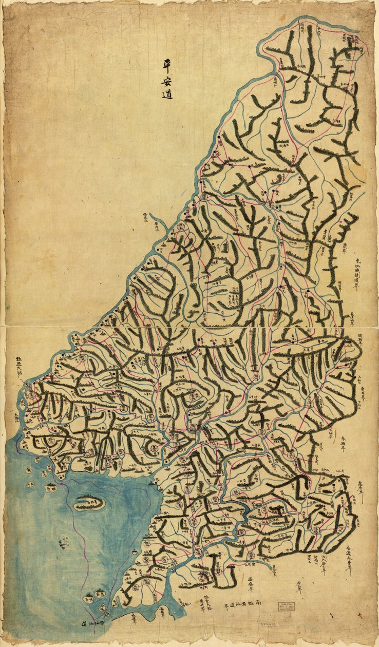 Choson Map by Sang Gi Chŏng
