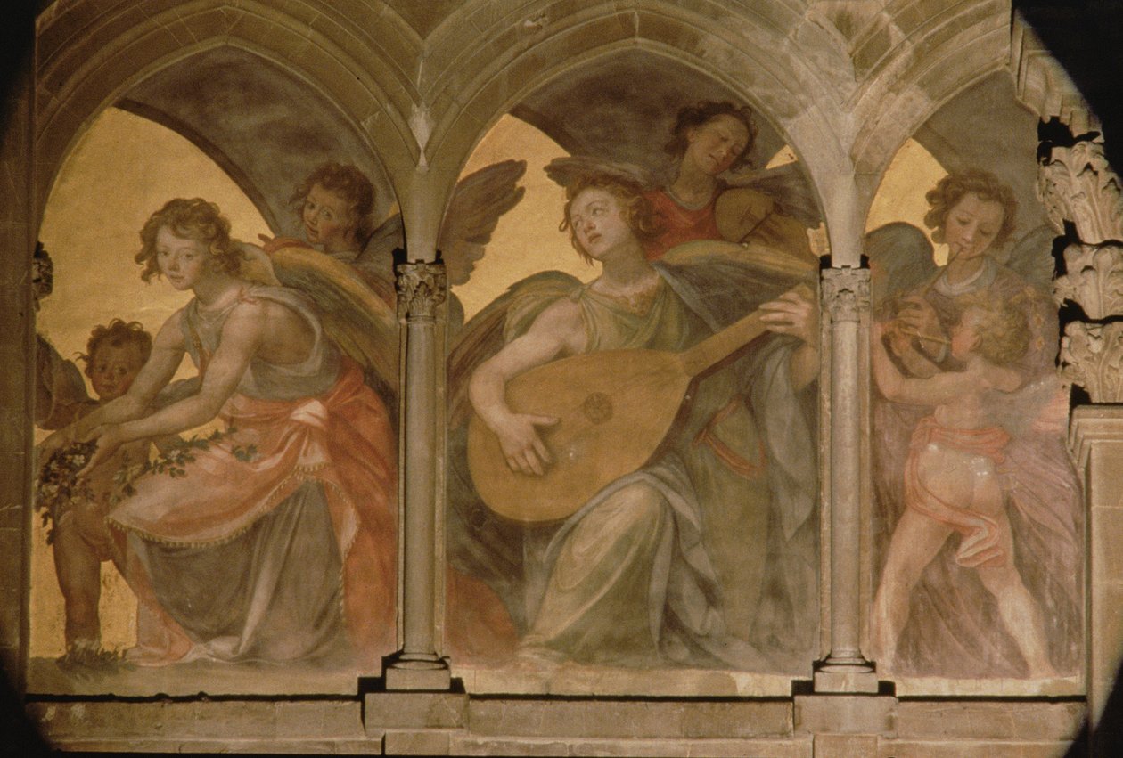 Musical Angels within a Trompe l