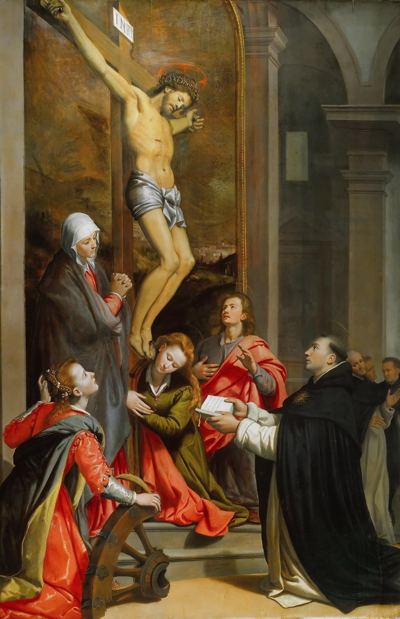 Vision of Saint Thomas Aquinas by Santi di Tito