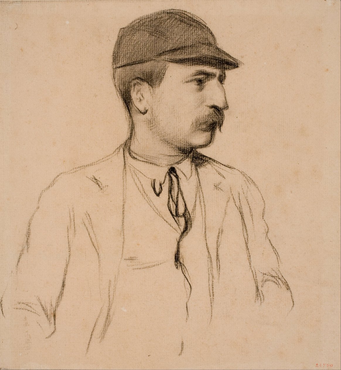 Portrait of Genís Muntaner by Santiago Rusiñol