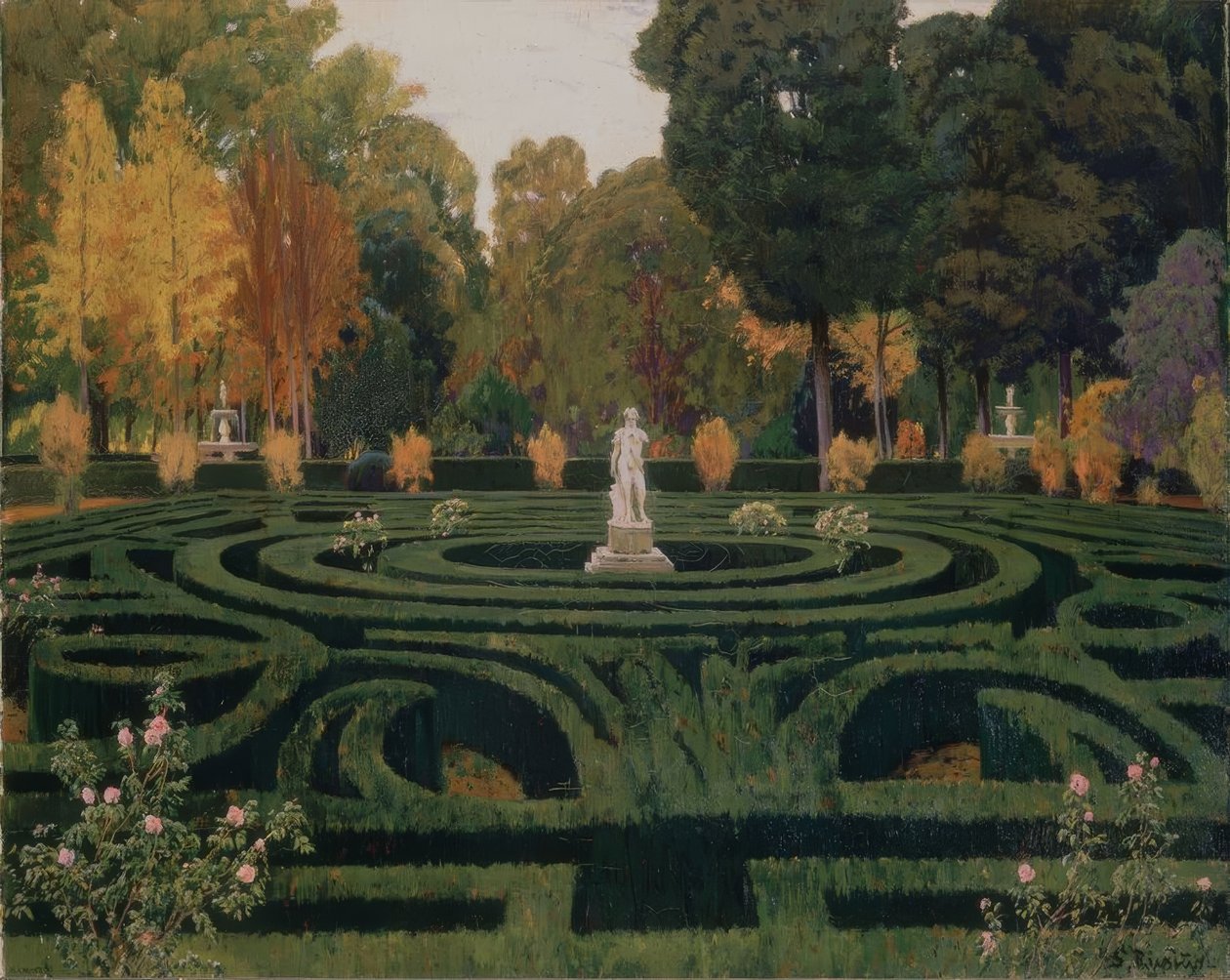 The Old Faun by Santiago Rusiñol