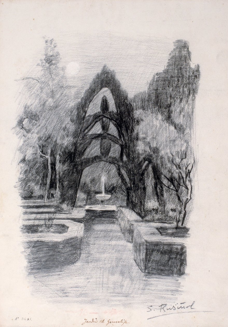 Gardens of the Generalife by Santiago Rusiñol