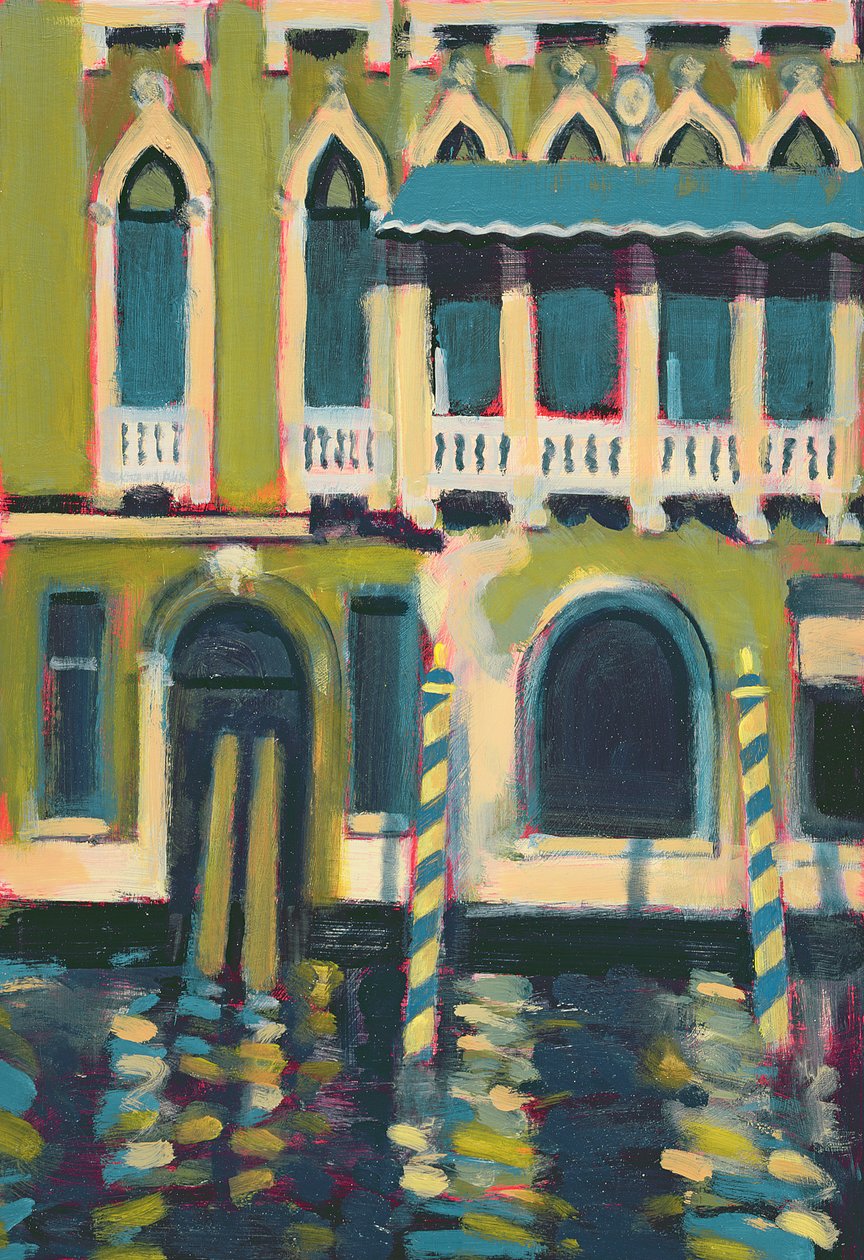 Blue Awning by Sara Hayward