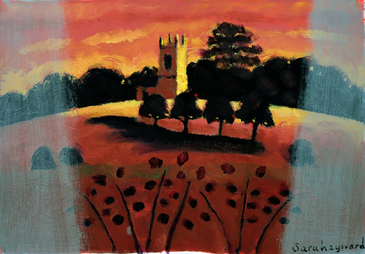 Church on the Severn by Sara Hayward