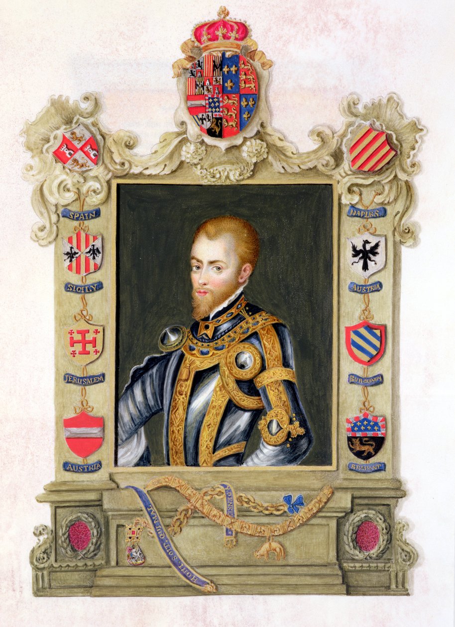 Portrait of Philip II King of Spain from 