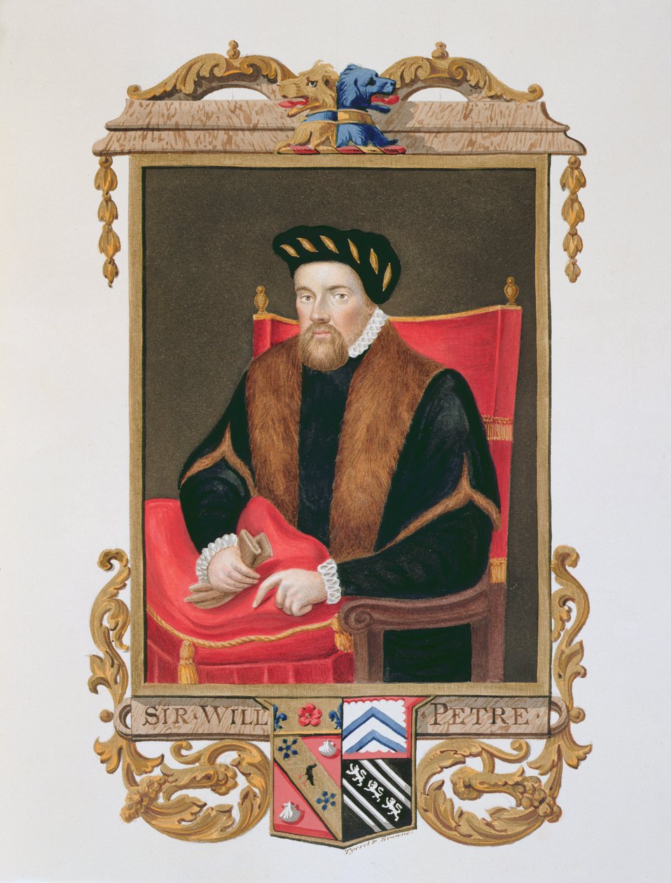 Portrait of Sir William Petre from 