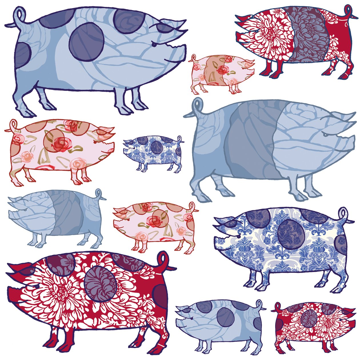 Piggy in the Middle, 2005 by Sarah Hough