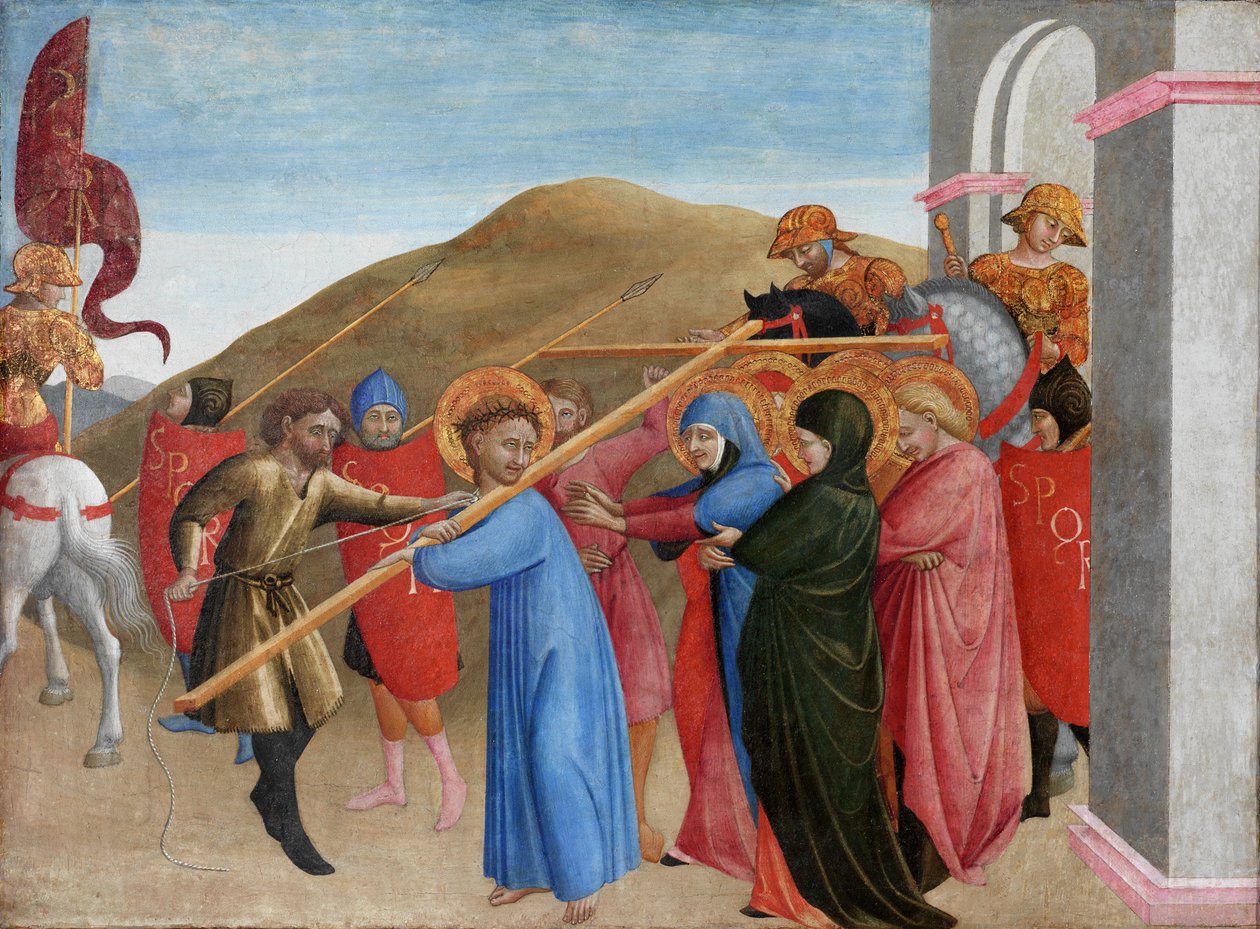The Procession to Calvary by Sassetta c.1392 1450 Sassetta c.1392 1450