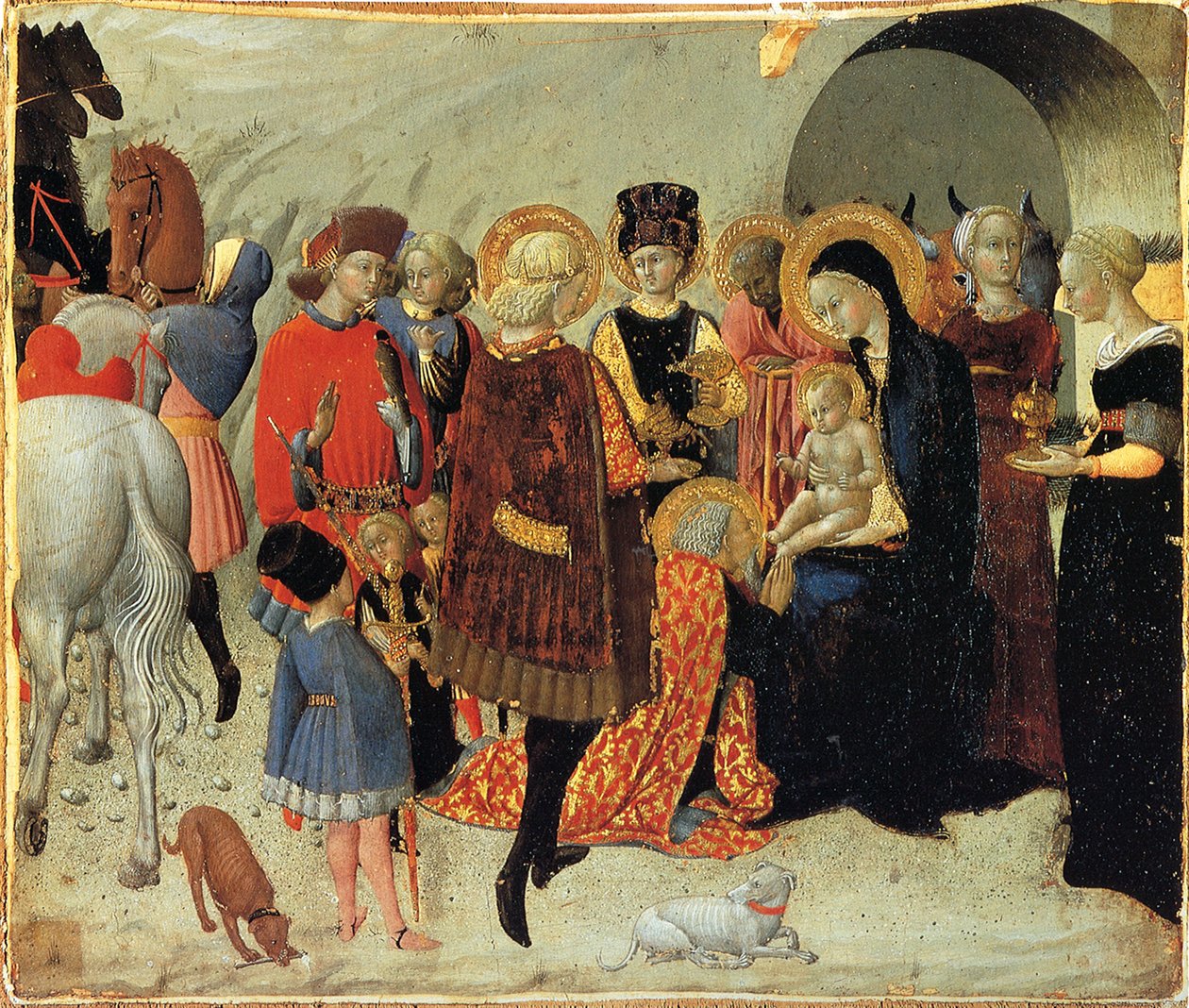The Adoration of the Magi by Sassetta