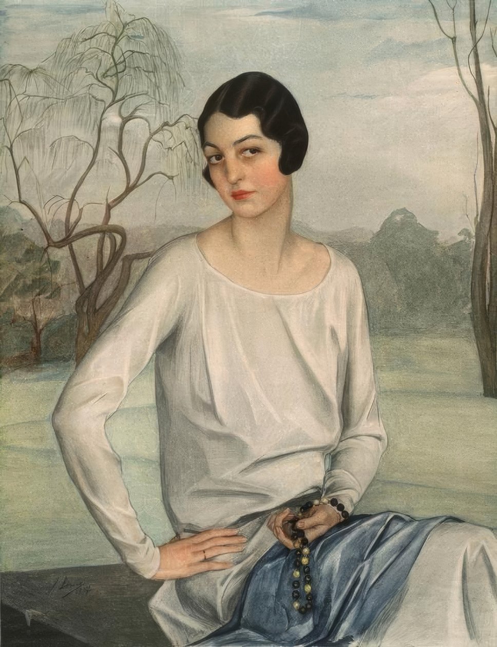 Portrait of a Lady by Savely Sorine