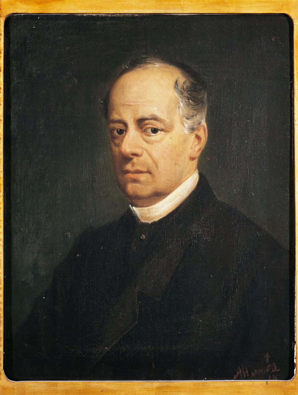 Portrait of Carlo Poerio by Saverio Altamura