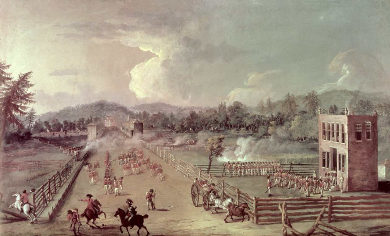 The Battle of Germantown, 4th October 1777 by Saviero Xavier della Gatta