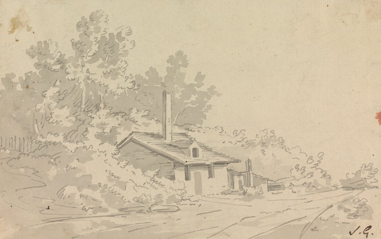 A Dwelling by Sawrey Gilpin