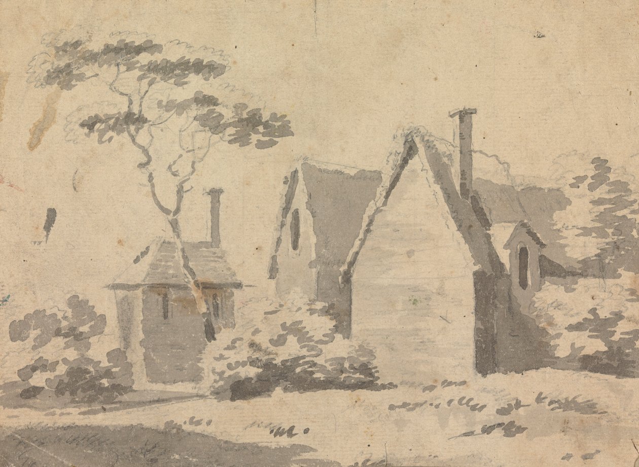 A Dwelling by Sawrey Gilpin
