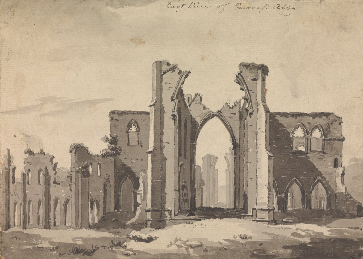 East View of Furness Abbey by Sawrey Gilpin