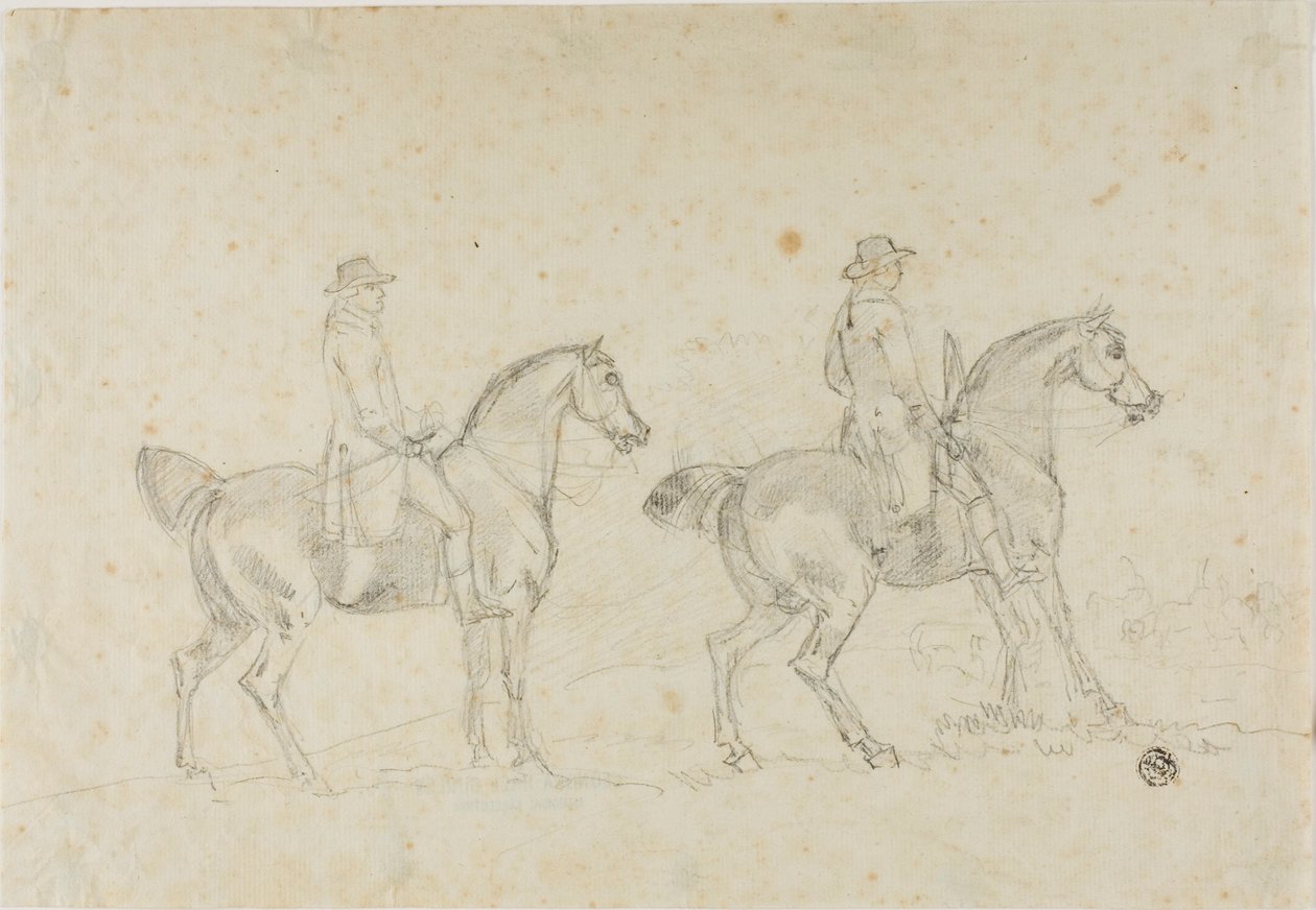 Two Riders by Sawrey Gilpin