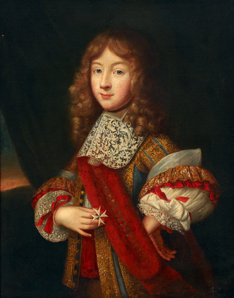 Portrait of a Young Knight Holding Insignia, c.1700 by Sébastien Bourdon