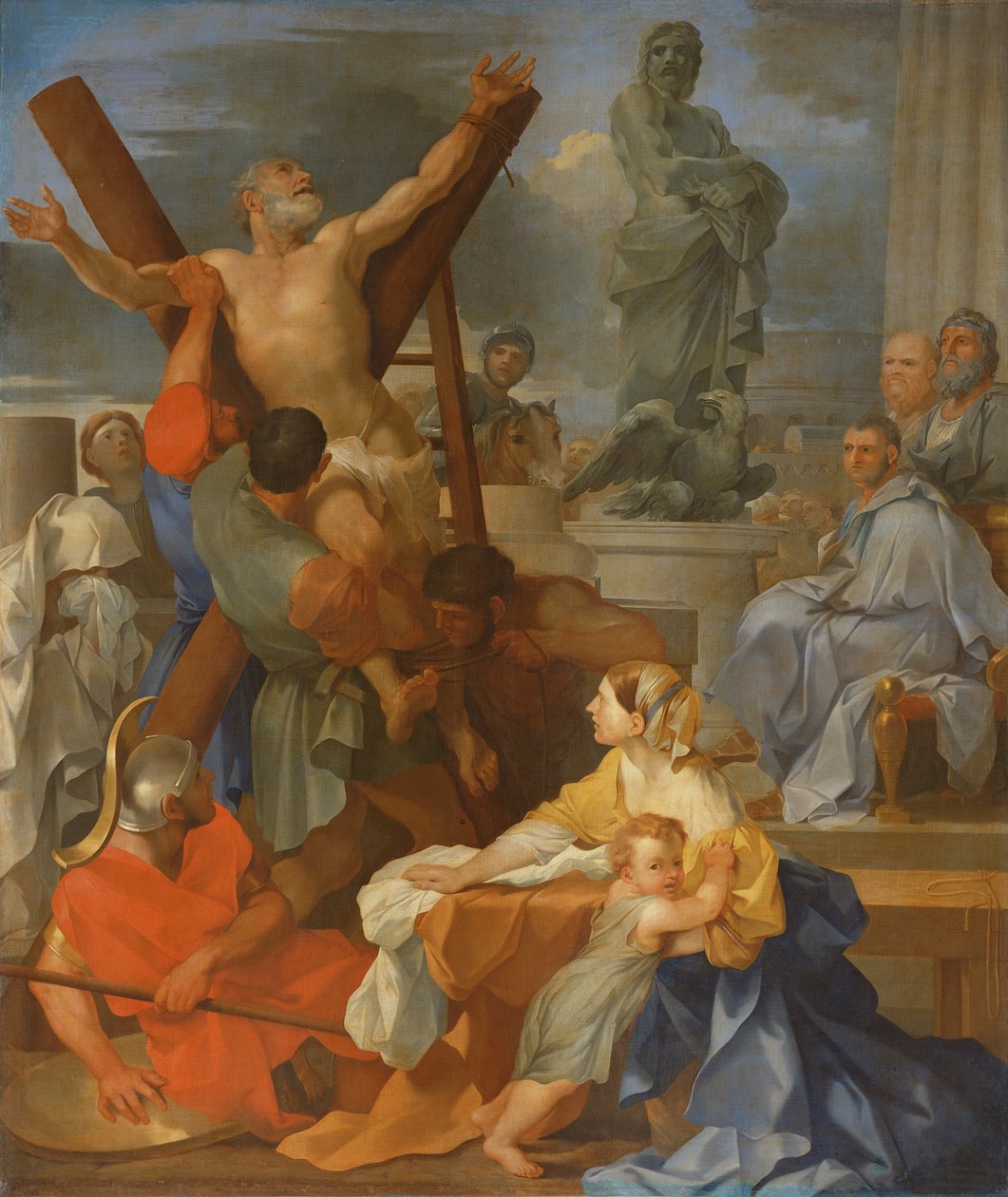 Martyrdom of St Andrew by Sébastien Bourdon