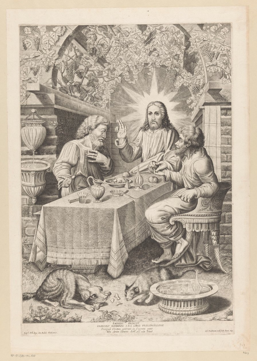 Supper at Emmaus by Sébastien Vouillemont