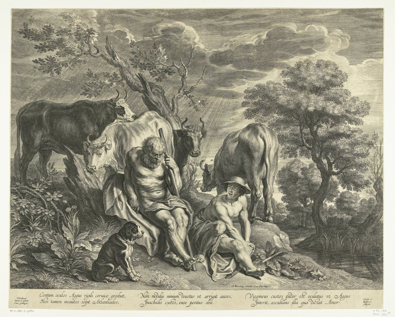 Mercury and Argus by Schelte Adamsz. Bolswert