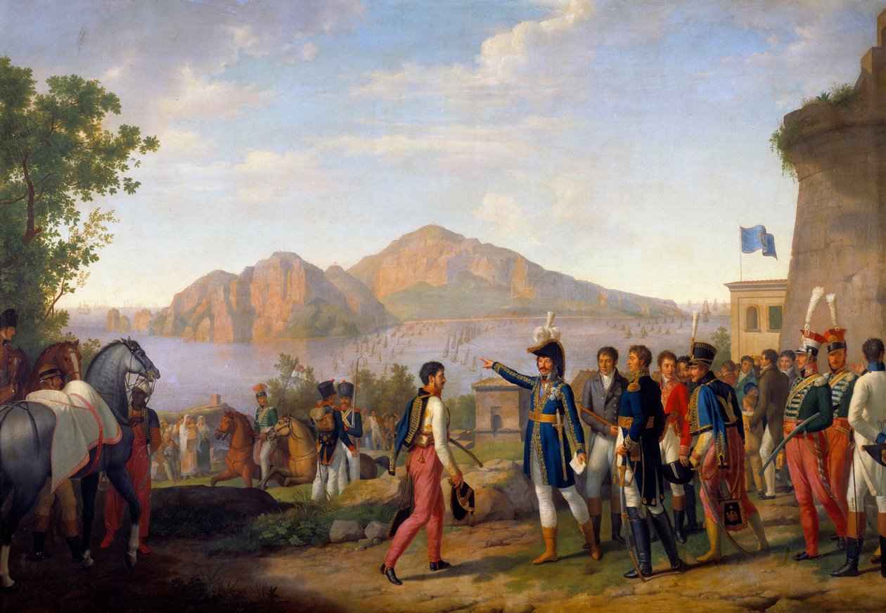Capture of Capri by Joachim Murat by Schmidt