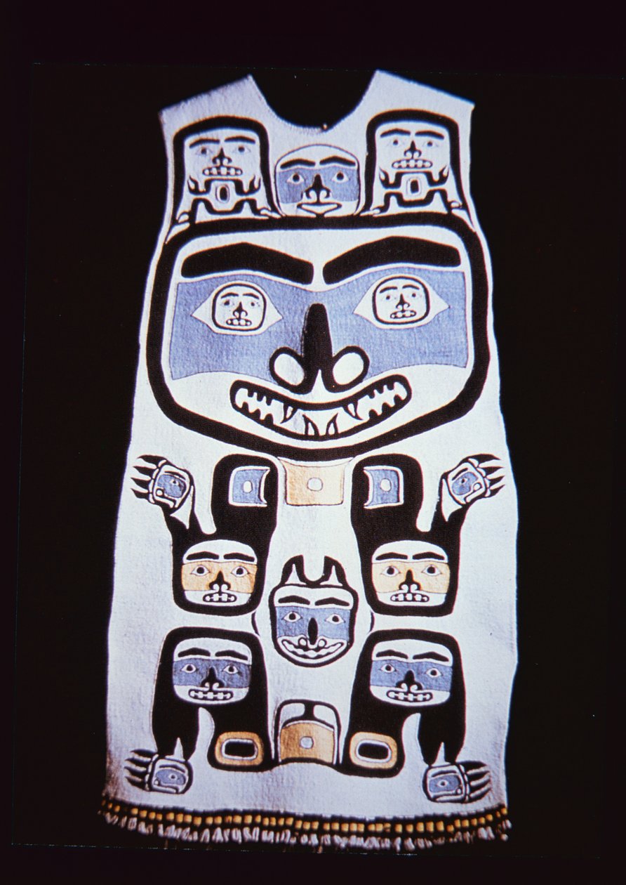 Chilkat Dress, Tlingit Tribe by School American