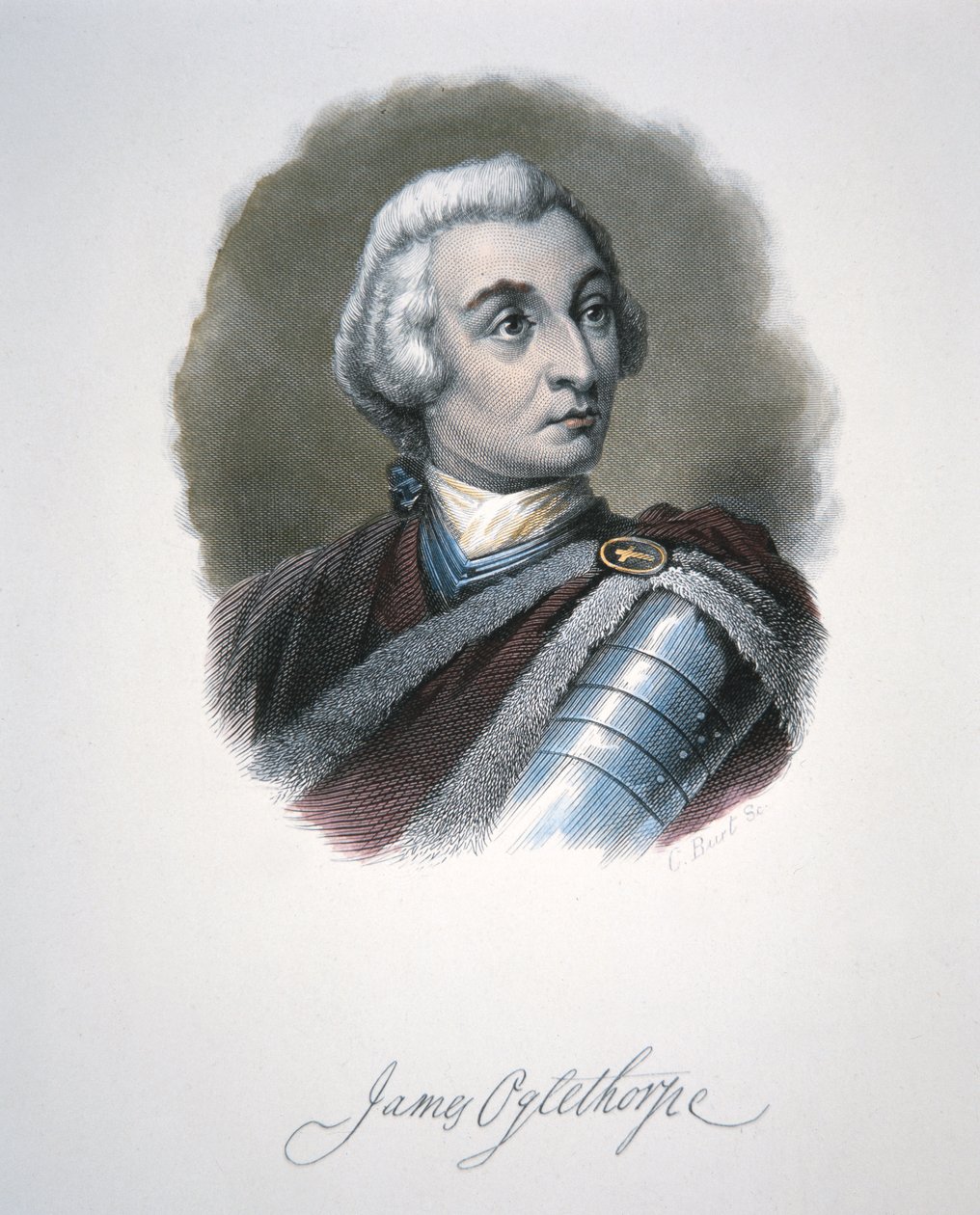 James Edward Oglethorpe by School American