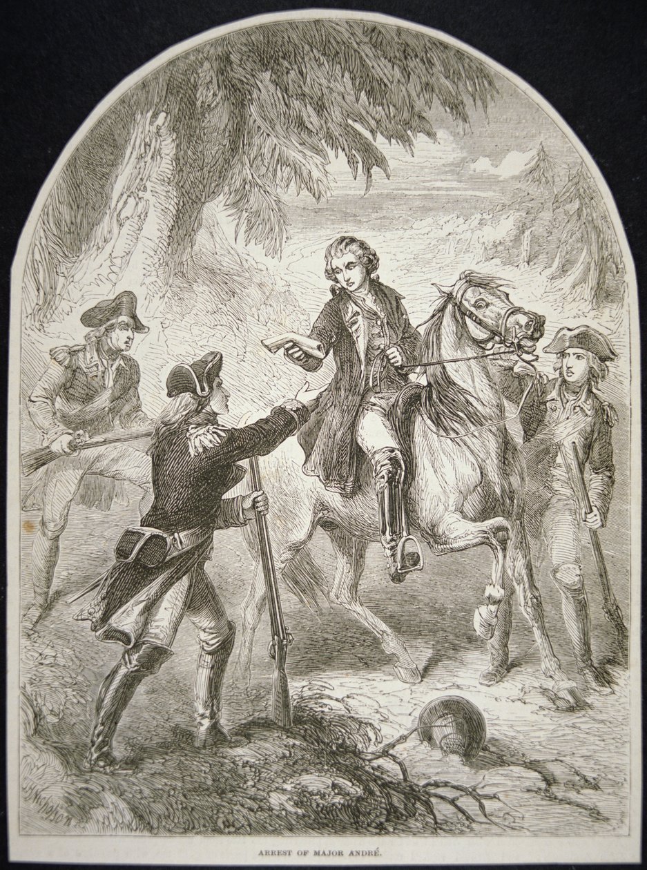 The arrest of Major Andre by School American