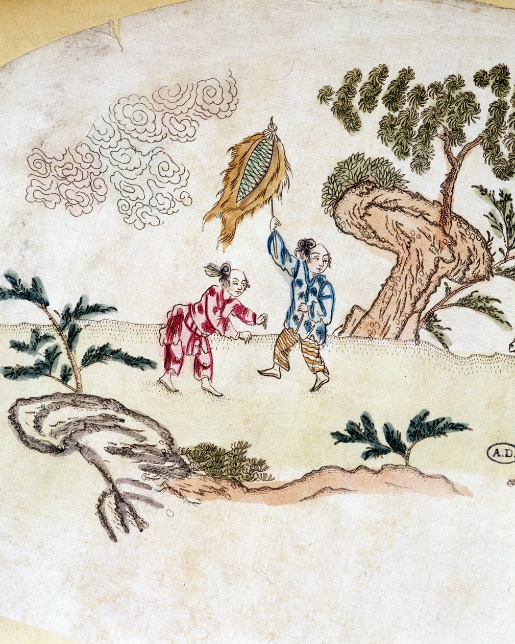 Kite characters - Chinese print by School Chinese