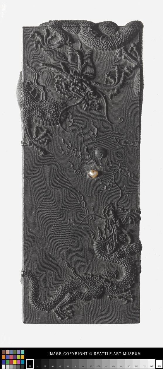 Longde (Virtuous Power of Dragons) ink-cake by School Chinese