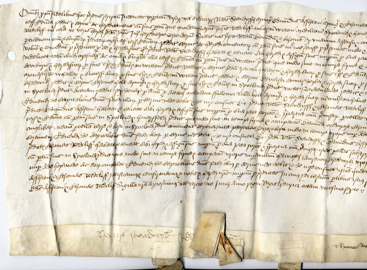 Medieval Deeds by School English