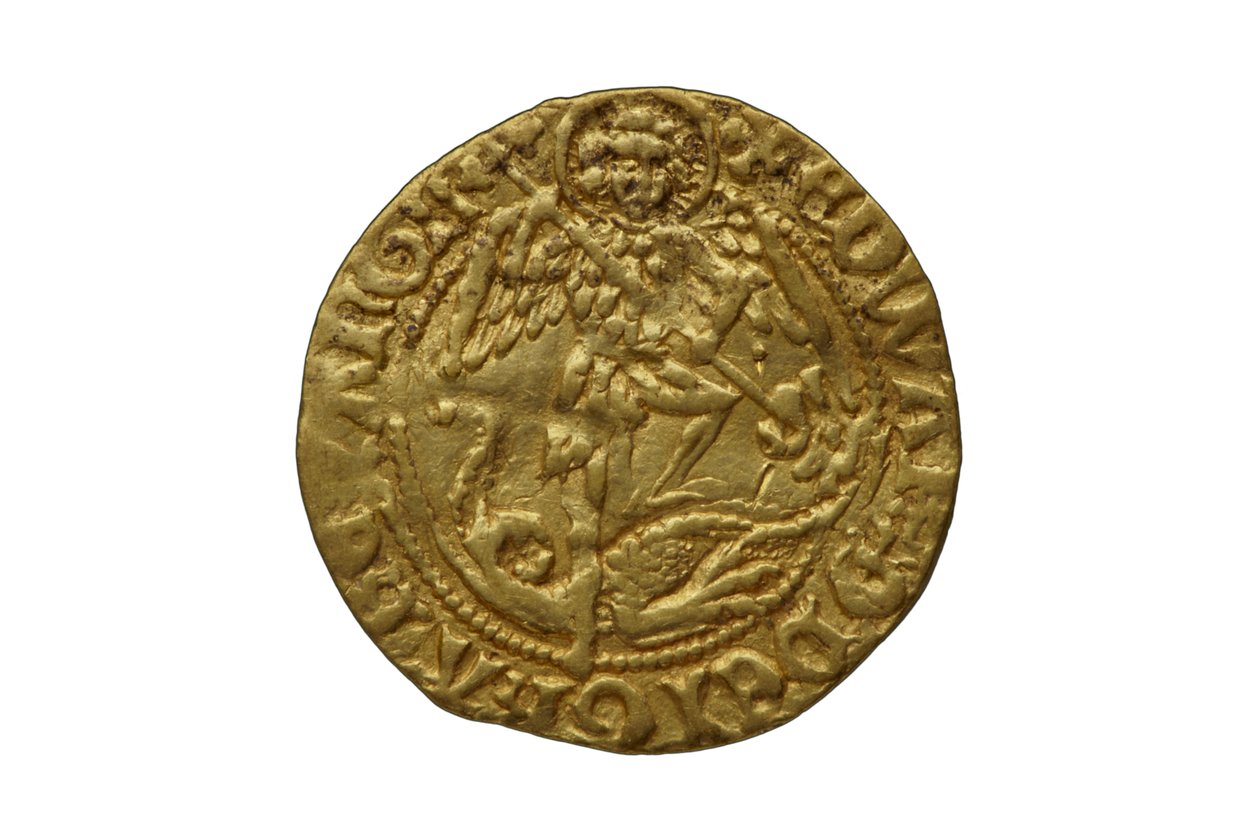Tudor coin from the Asthall Hoard by School English