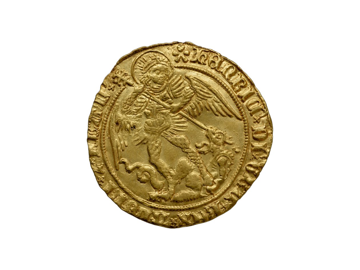Tudor coin from the Asthall Hoard by School English