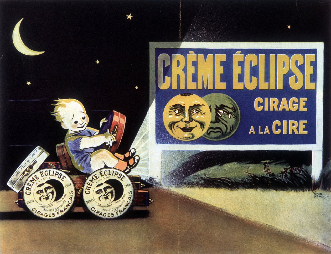 Advertising for wax polishing Eclipse Creme by School French
